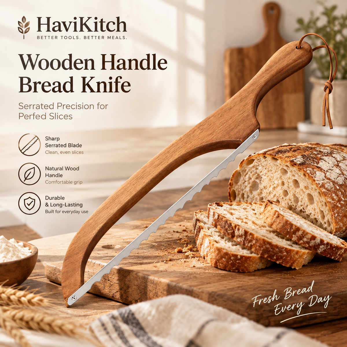 HaviKitch Bread Knife